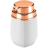 Porta Sabonete Liquido Branco Com Rose